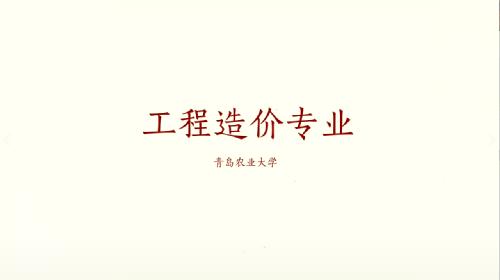 williamhill中文官网工程造价专业宣传片